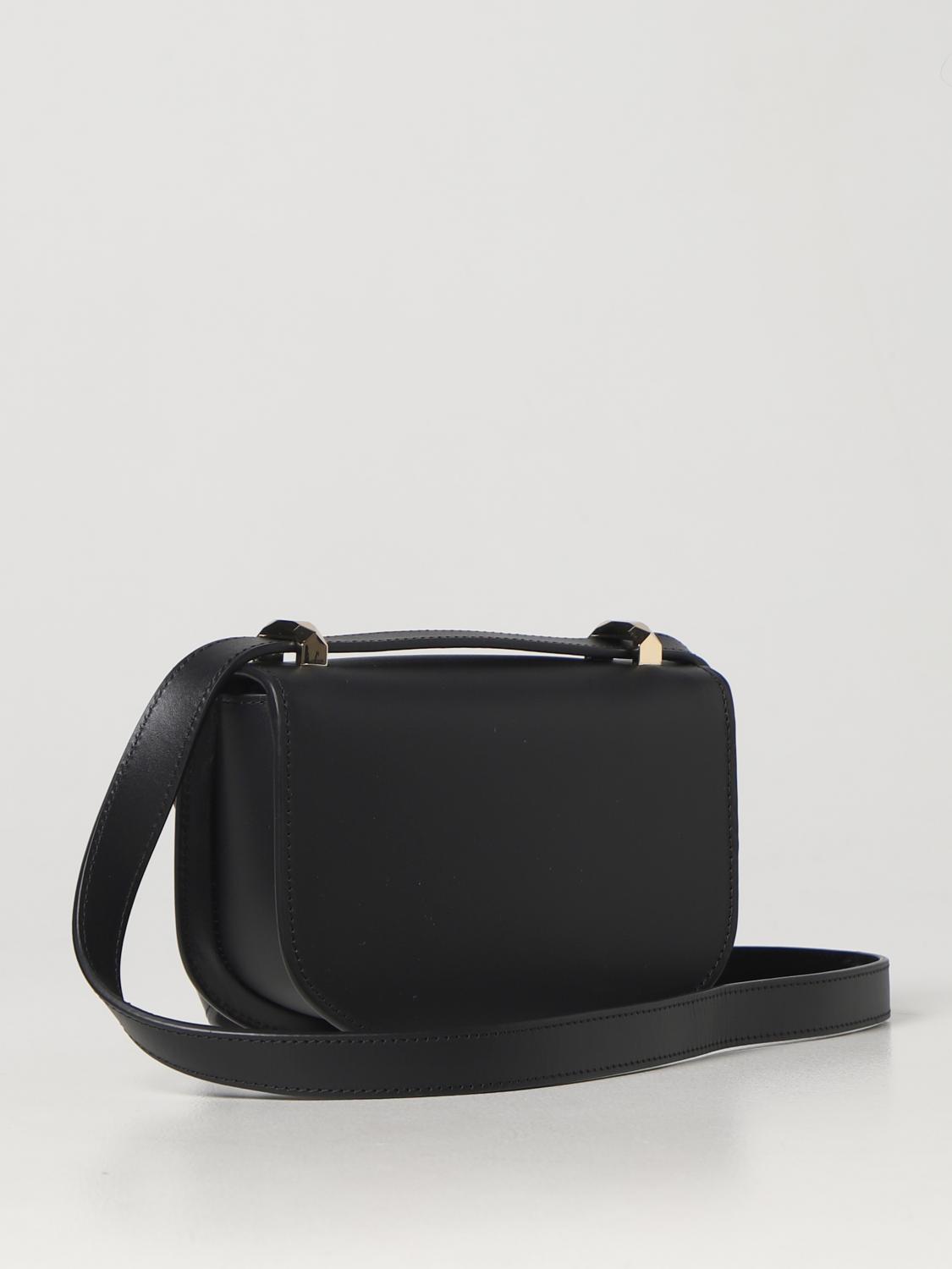 A.P.C. BORSA MINI: Borsa A.P.C. in pelle liscia, Nero - Img 2