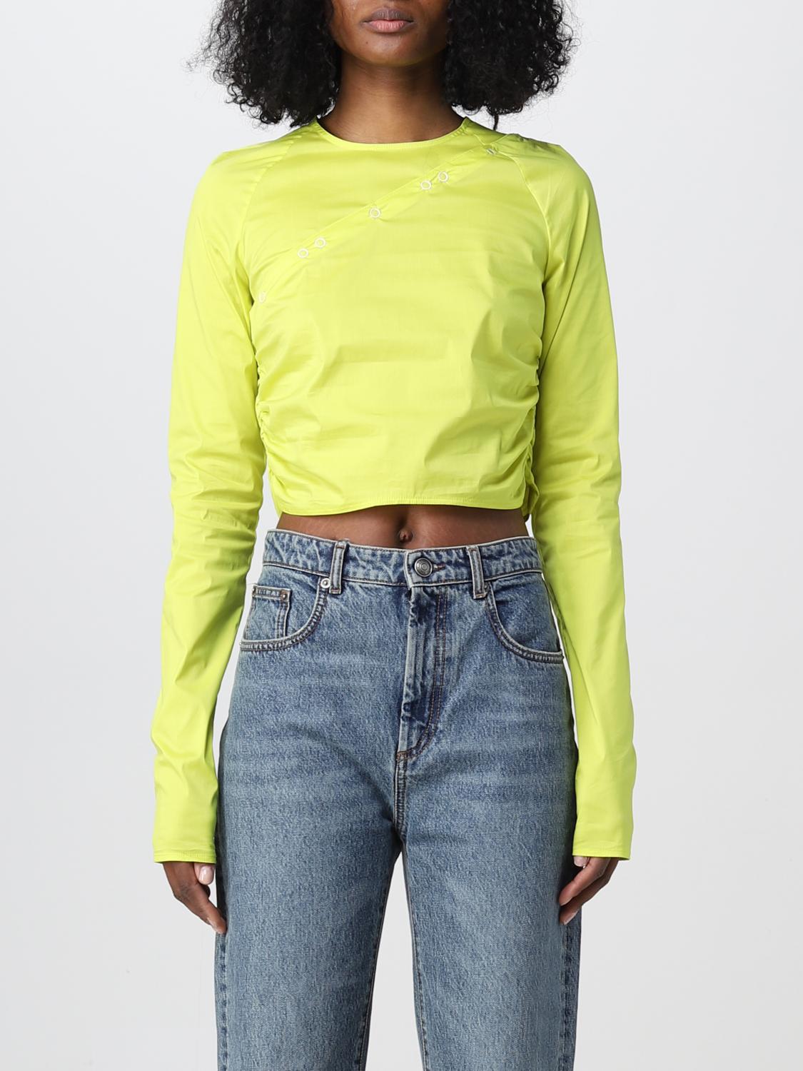GANNI PULL: Pull femme Ganni, Jaune - Img 1