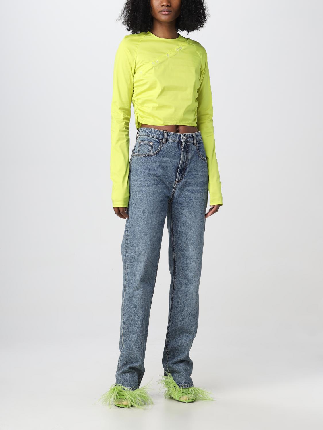 GANNI PULL: Pull femme Ganni, Jaune - Img 2
