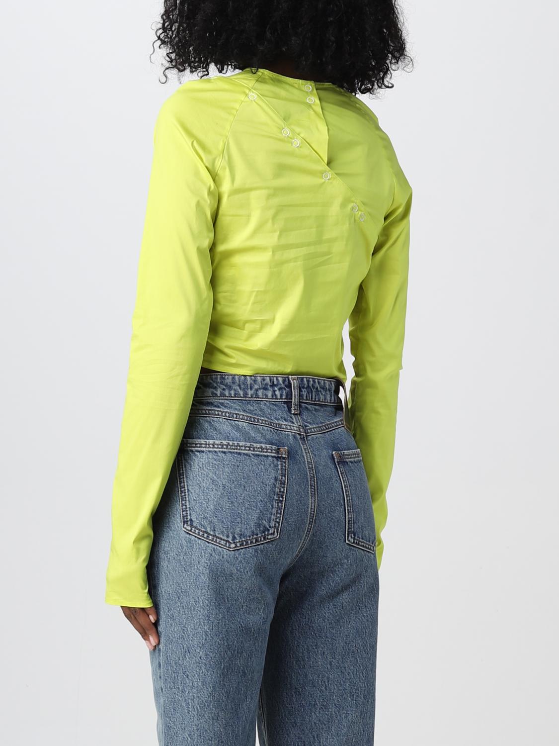 GANNI PULL: Pull femme Ganni, Jaune - Img 3