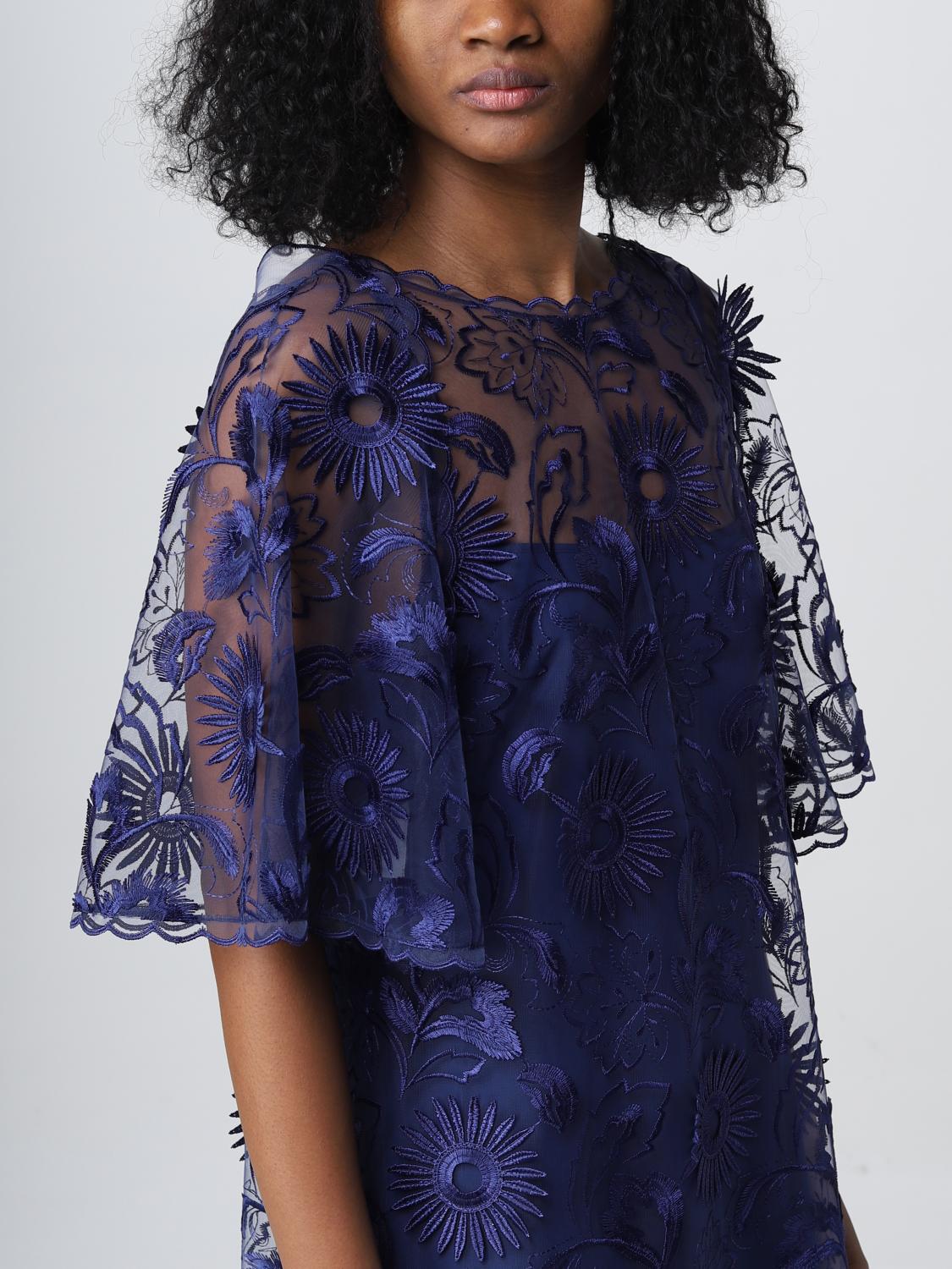 alberta ferretti blue lace dress 3.1 Phillip Lim
