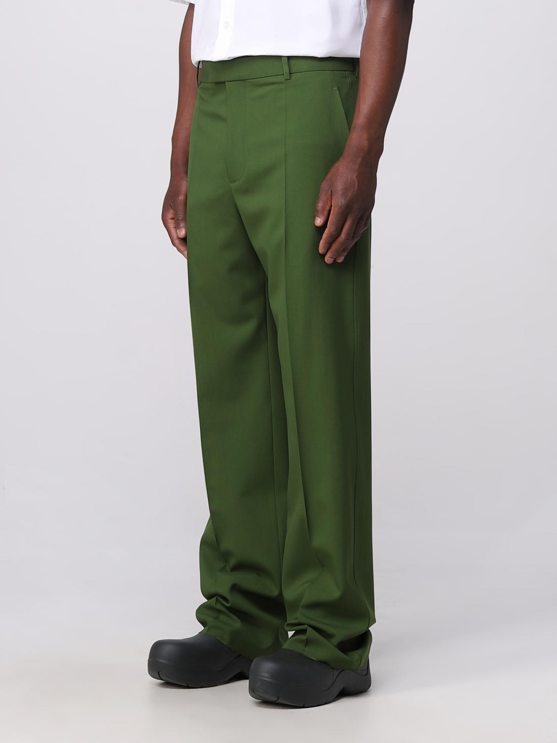 Bottega Veneta Pants men - Green | 716950V25W0 | GIGLIO.COM
