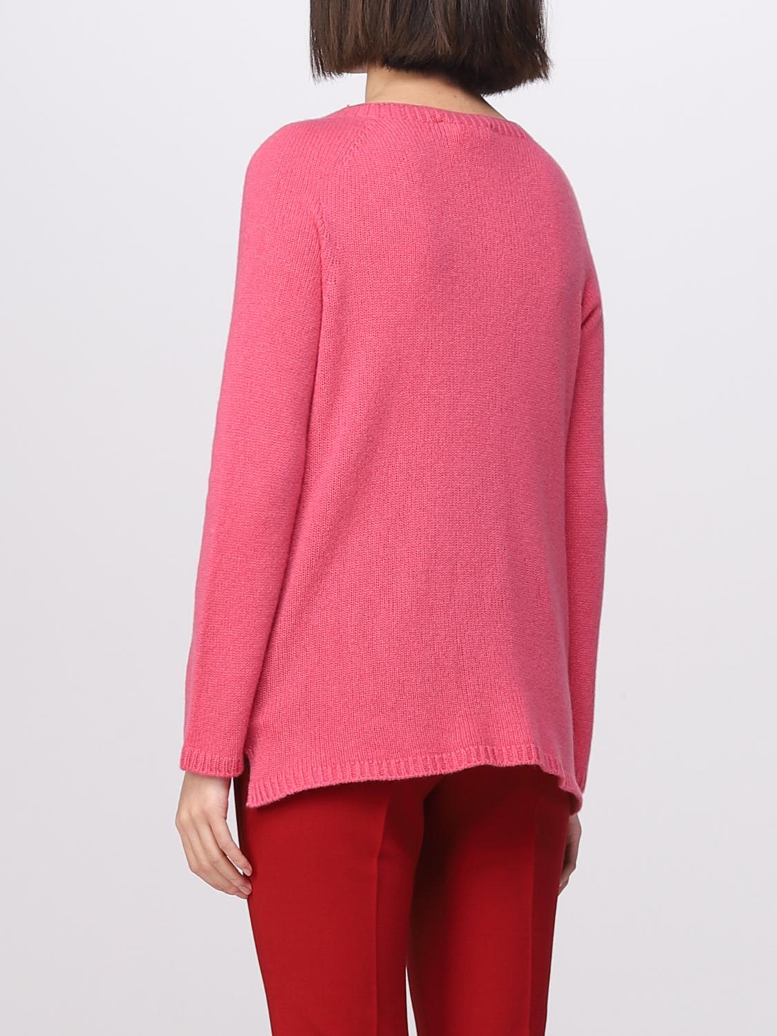 Maglione in lana e cashmere a coste grigio scuro