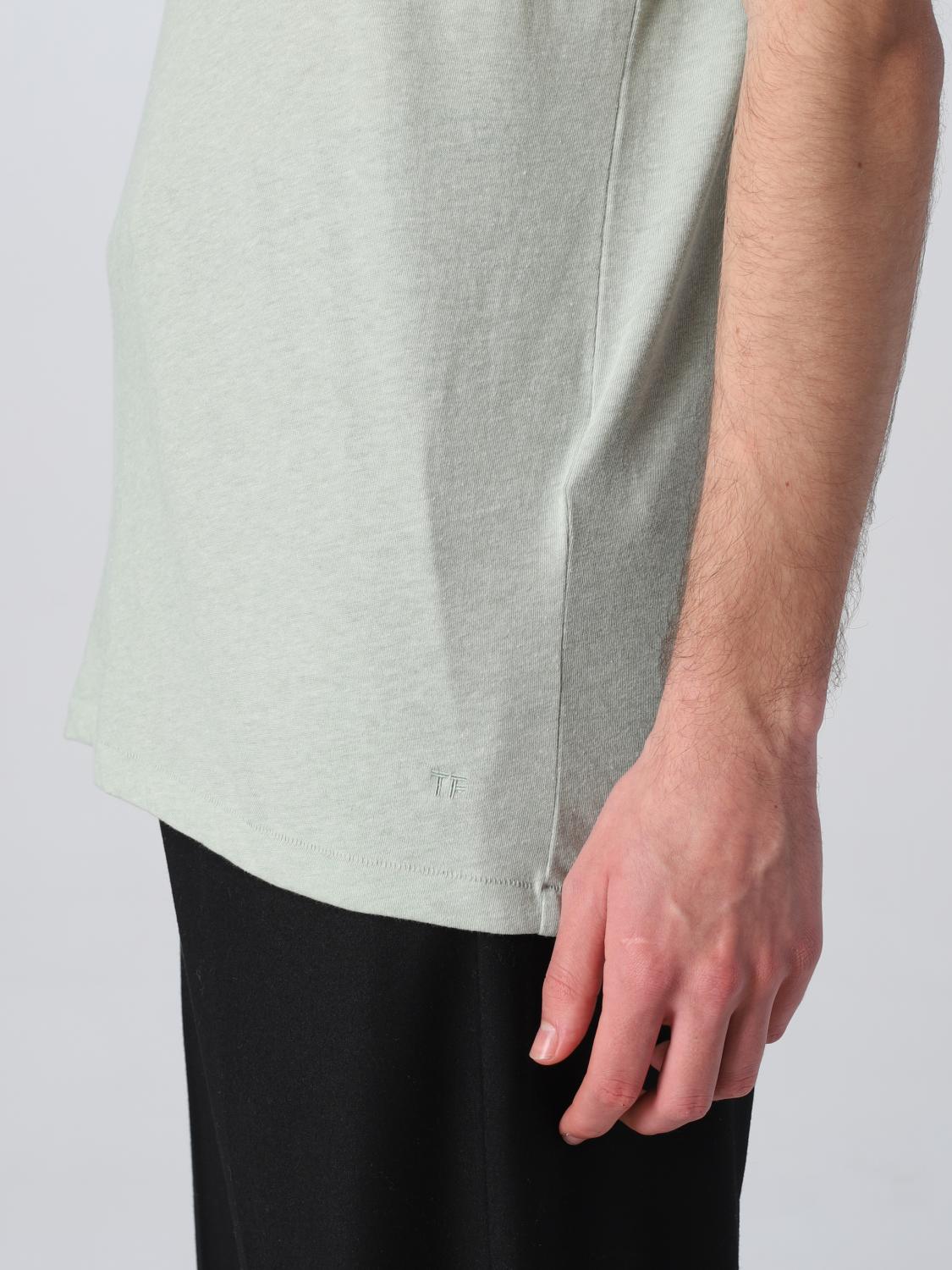 TOM FORD T-SHIRT: T-shirt men Tom Ford, Green - Img 5