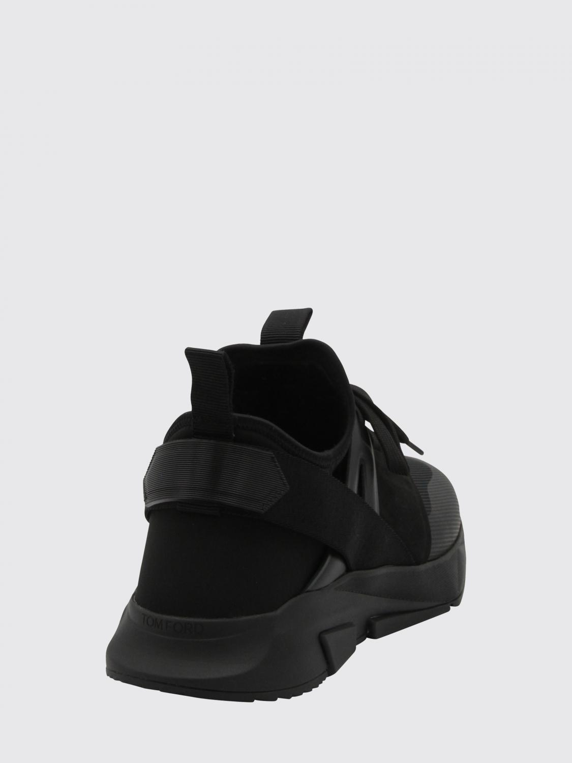 TOM FORD SNEAKERS: Sneakers Tom Ford in tessuto sintetico, Nero 1 - Img 2
