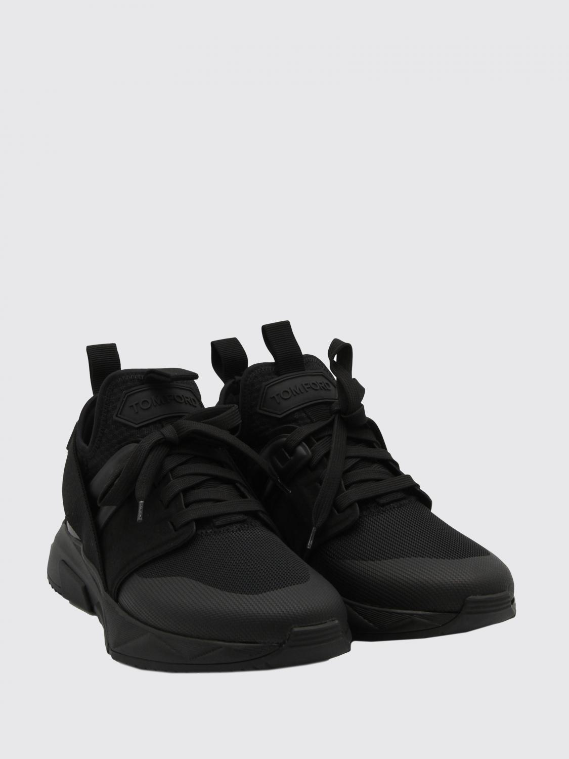 TOM FORD SNEAKERS: Sneakers Tom Ford in tessuto sintetico, Nero 1 - Img 3