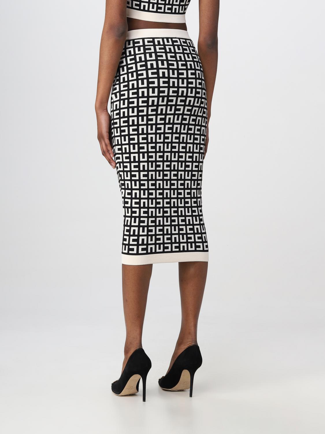 ELISABETTA FRANCHI FALDA: Falda mujer Elisabetta Franchi, Negro - Img 2