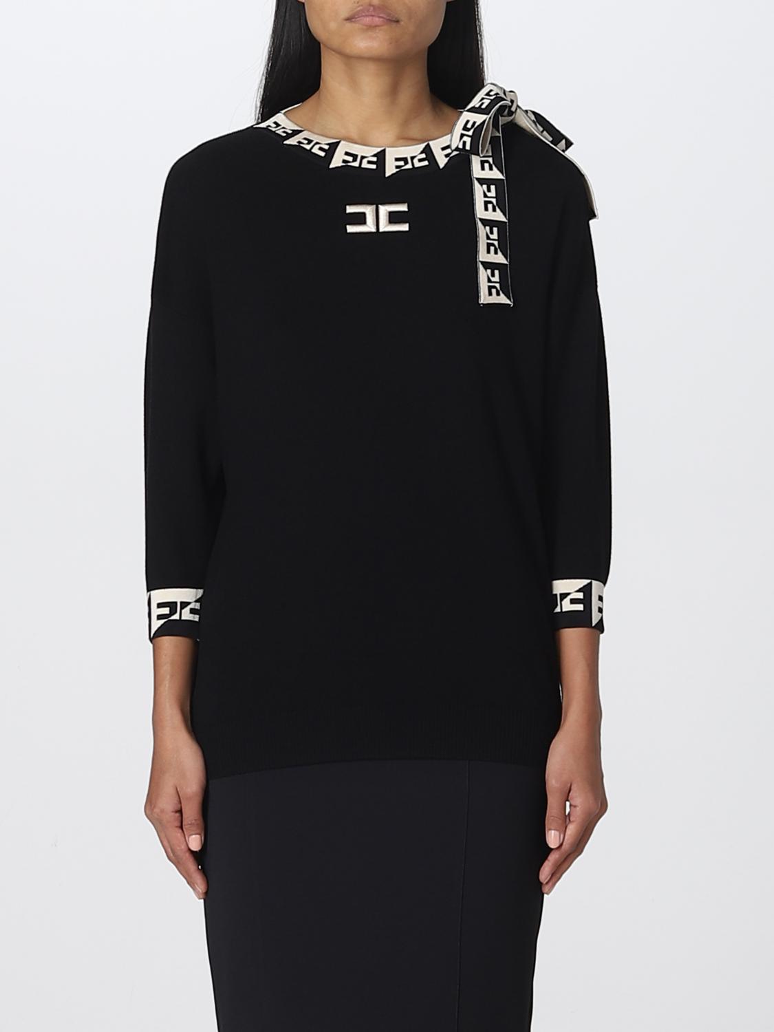 ELISABETTA FRANCHI PULL: Pull femme Elisabetta Franchi, Noir - Img 1