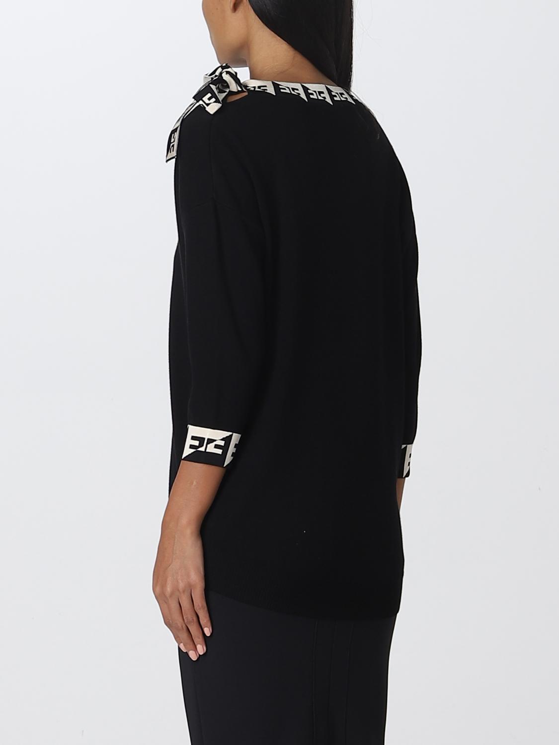 ELISABETTA FRANCHI PULL: Pull femme Elisabetta Franchi, Noir - Img 2