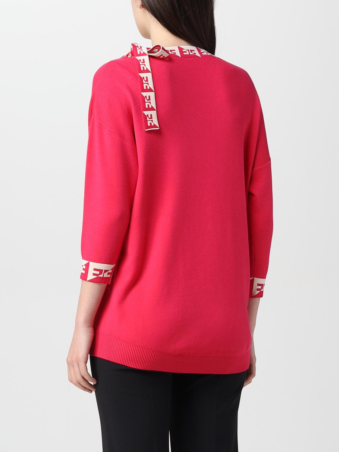 ELISABETTA FRANCHI PULL: Pull femme Elisabetta Franchi, Fuchsia - Img 2