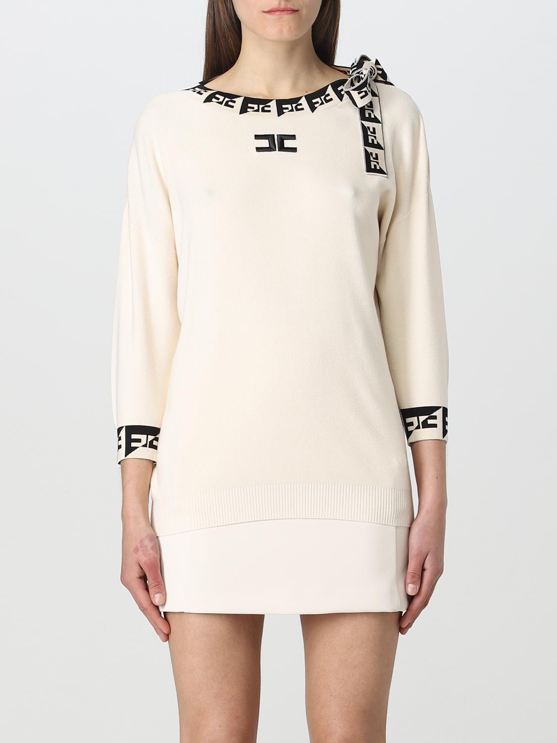 ELISABETTA FRANCHI PULL: Pull femme Elisabetta Franchi, Beurre - Img 1