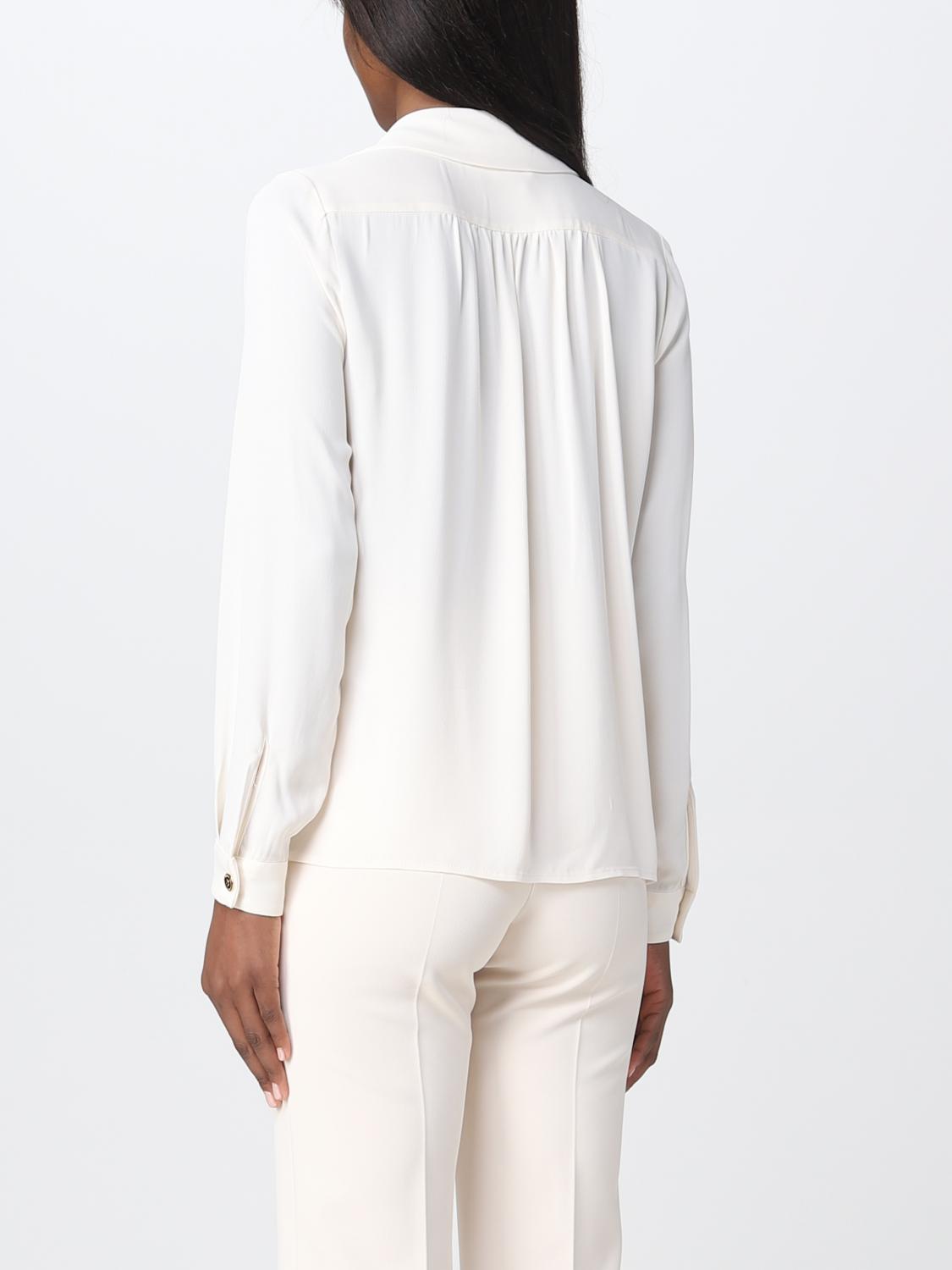 ELISABETTA FRANCHI CAMISA: Camisa mujer Elisabetta Franchi, Mantequilla - Img 3