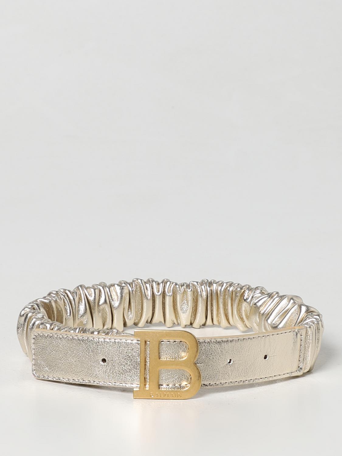 BALMAIN BELT: Belt kids Balmain Kids, Gold - Img 1