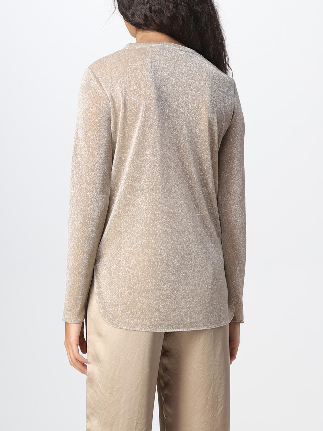 MAX MARA TOP: Blusa Max Mara in lurex, Oro - Img 3