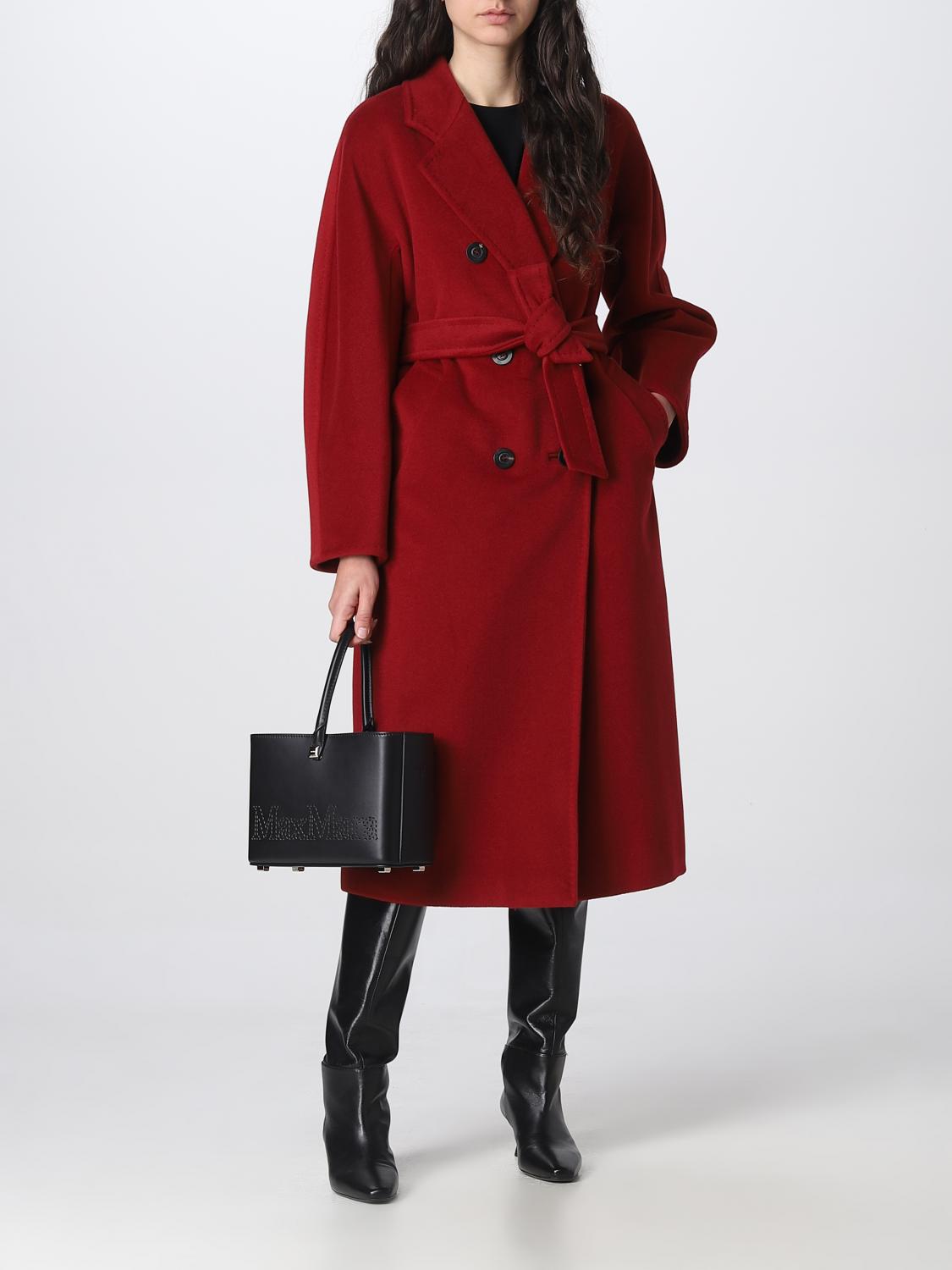 MAX MARA BORSA A MANO: Borsa Max Mara in pelle, Nero - Img 2