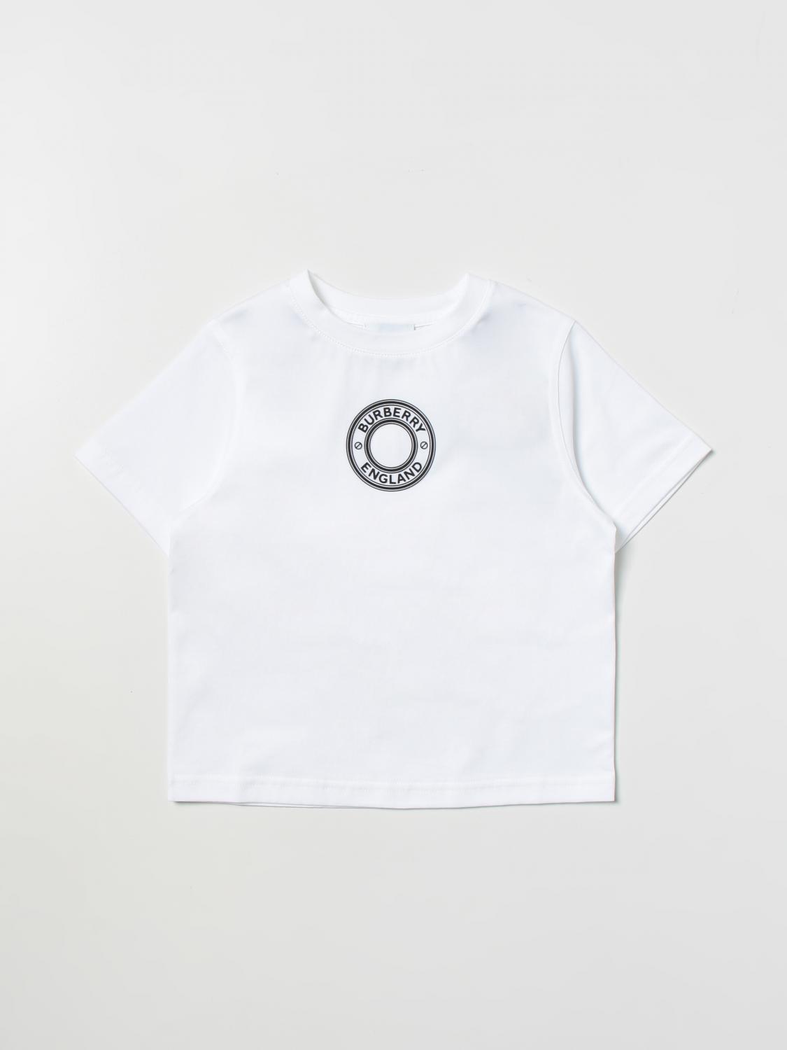 BURBERRY: T-shirt kids White Burberry t-shirt 8061722 online