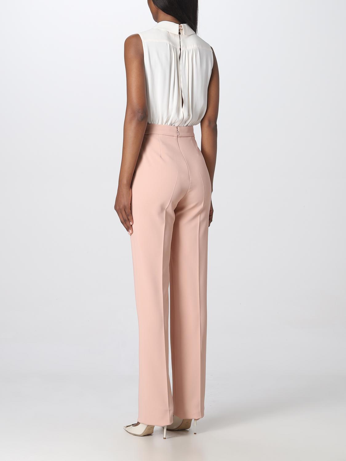 ELISABETTA FRANCHI MONO: Mono pieza mujer Elisabetta Franchi, Rosa Pálido - Img 2