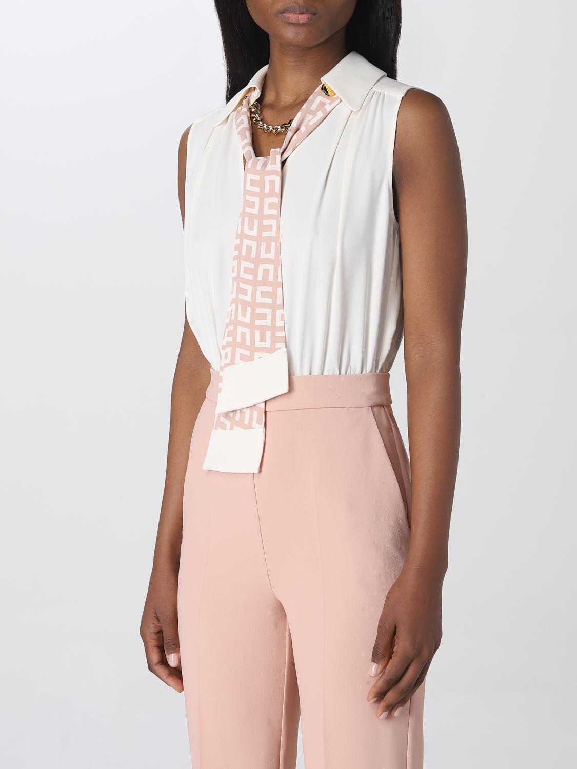 ELISABETTA FRANCHI MONO: Mono pieza mujer Elisabetta Franchi, Rosa Pálido - Img 3