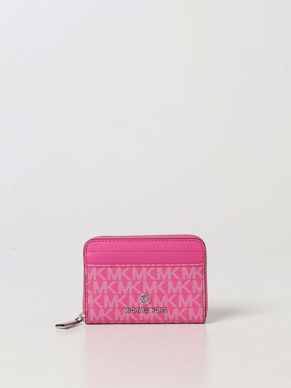 MICHAEL KORS GELDBÖRSE: Geldbeutel Damen Michael Kors, Cherry - Img 1
