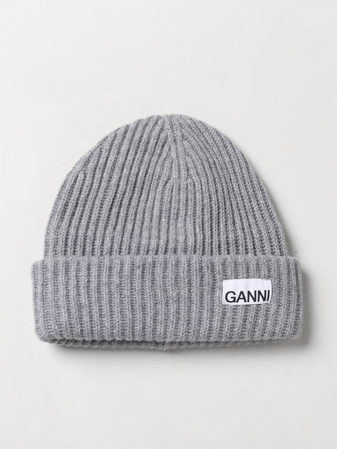 GANNI CHAPEAU: Chapeau femme Ganni, Gris - Img 1