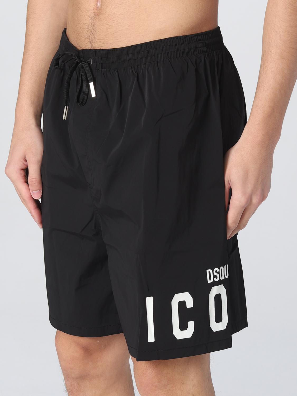 DSQUARED2 BADEMODE: Bademode herren Dsquared2, Schwarz - Img 3