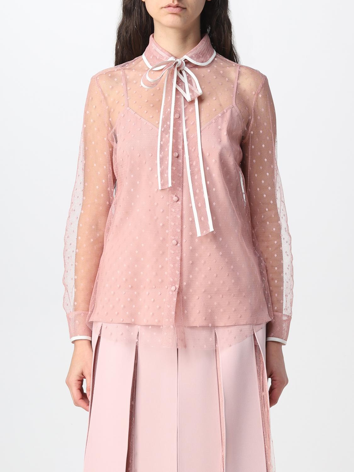 RED VALENTINO ベージュ シアーシャツ 40 RED VALENTINO ベージュ シアーシャツ 40
