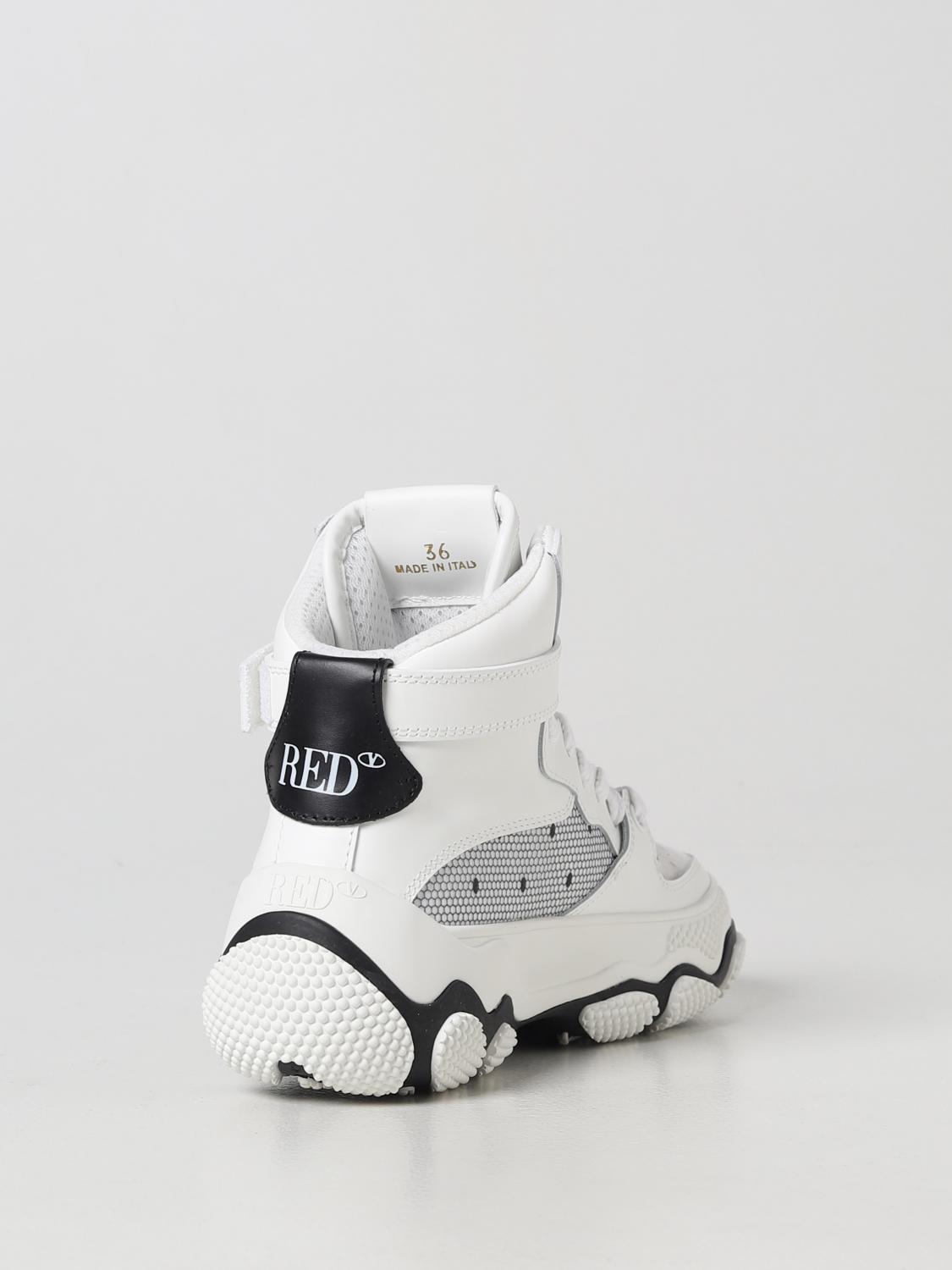 RED(V) BASKETS: Chaussures femme Red Valentino, Blanc - Img 3