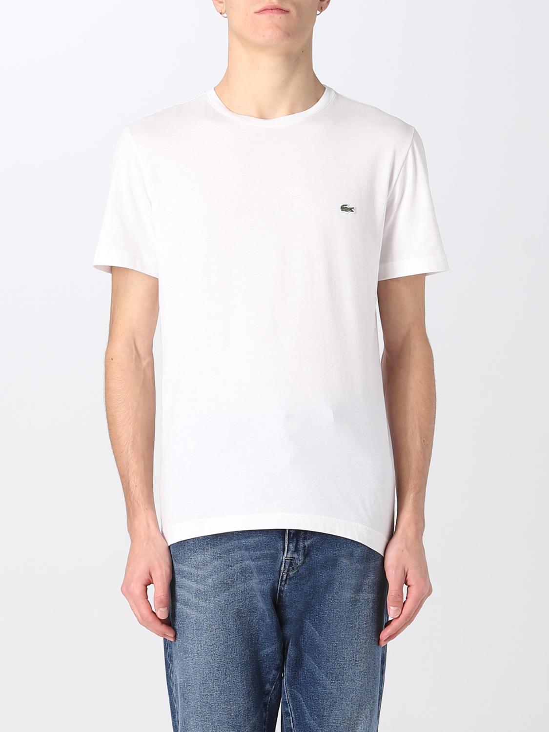 LACOSTE T-SHIRT: T-shirt men Lacoste, White - Img 1