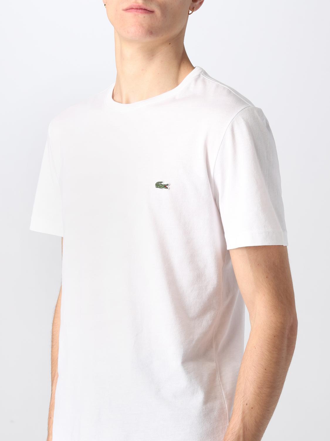 LACOSTE T-SHIRT: T-shirt men Lacoste, White - Img 3