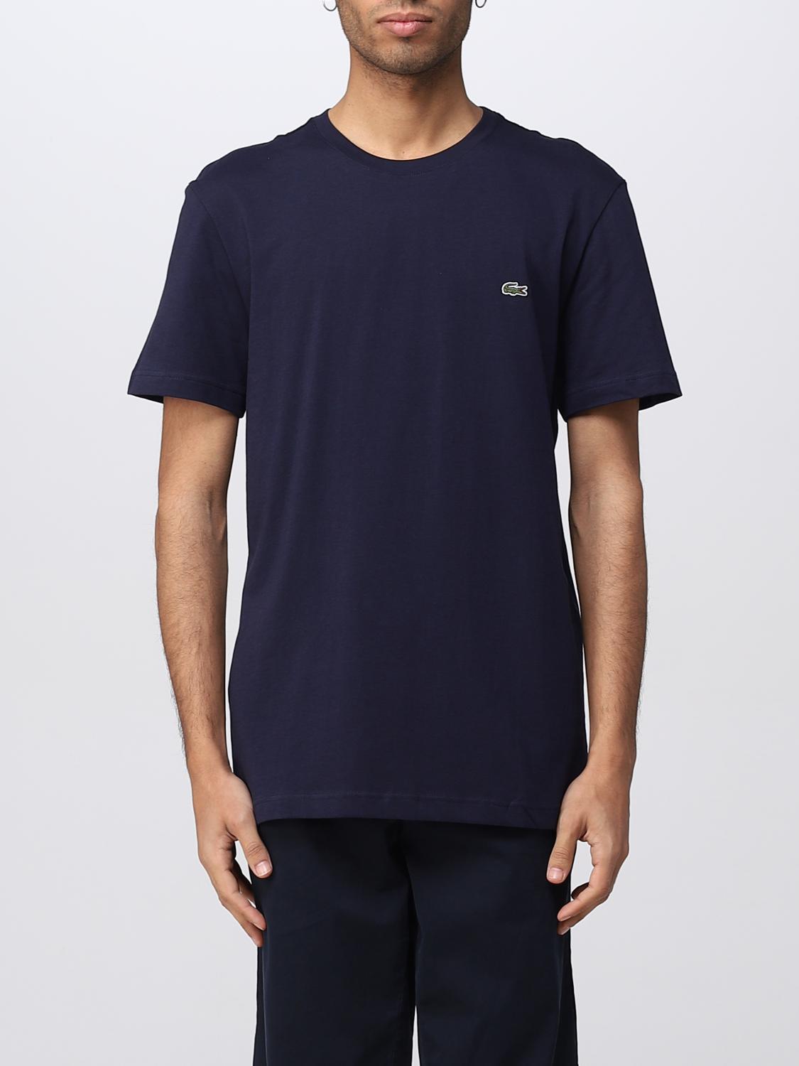 LACOSTE T-SHIRT: T-shirt men Lacoste, Blue - Img 1