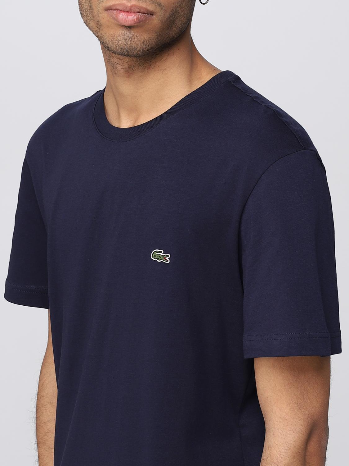 LACOSTE T-SHIRT: T-shirt men Lacoste, Blue - Img 3