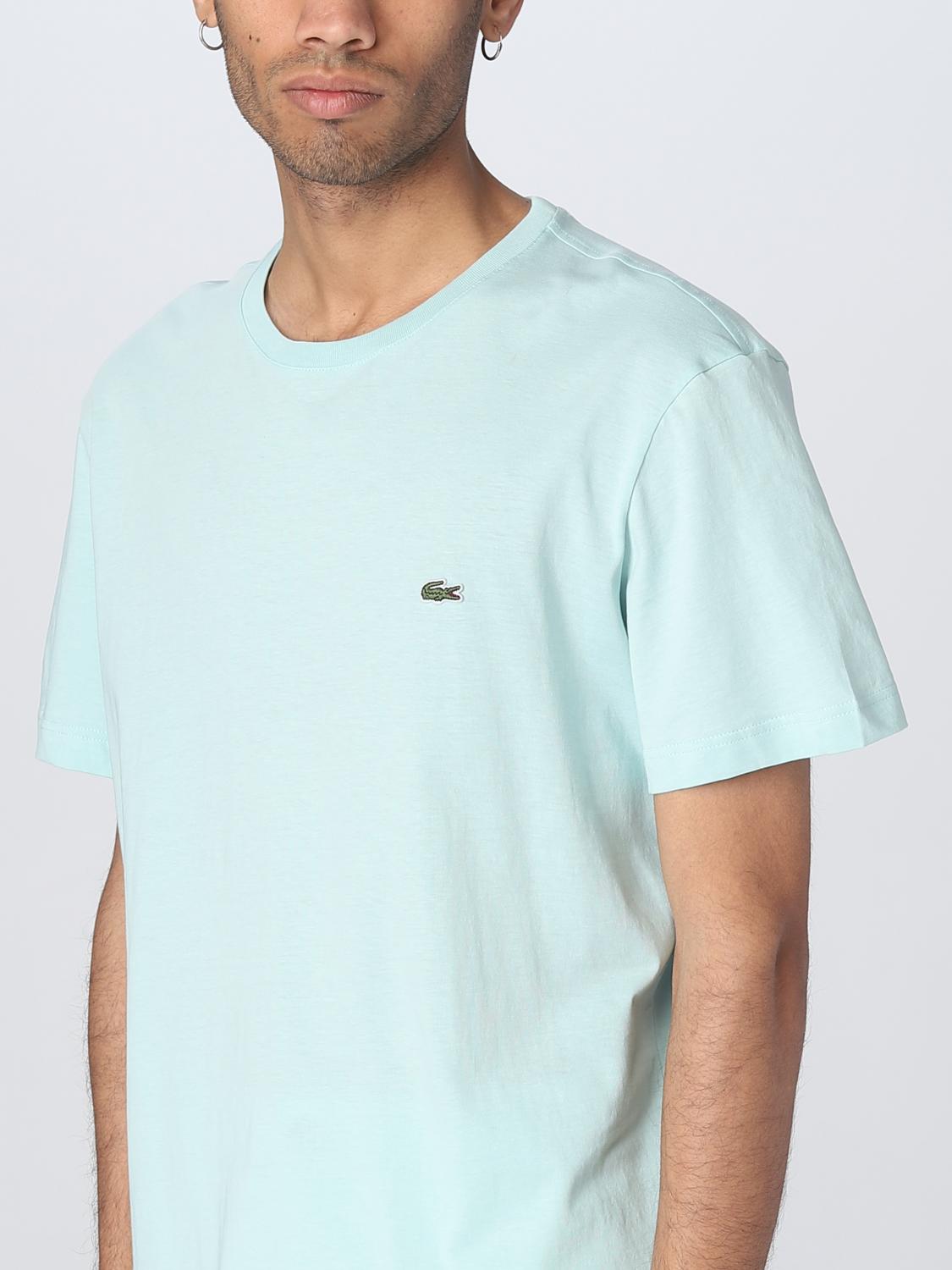 LACOSTE T-SHIRT: T-shirt men Lacoste, Mint - Img 3