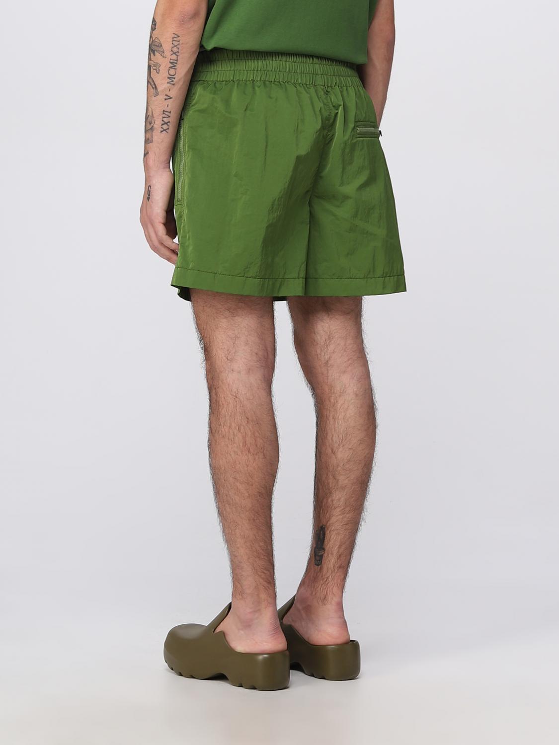 Bottega Veneta nylon shorts - Green | 725806VF4K0 | GIGLIO.COM