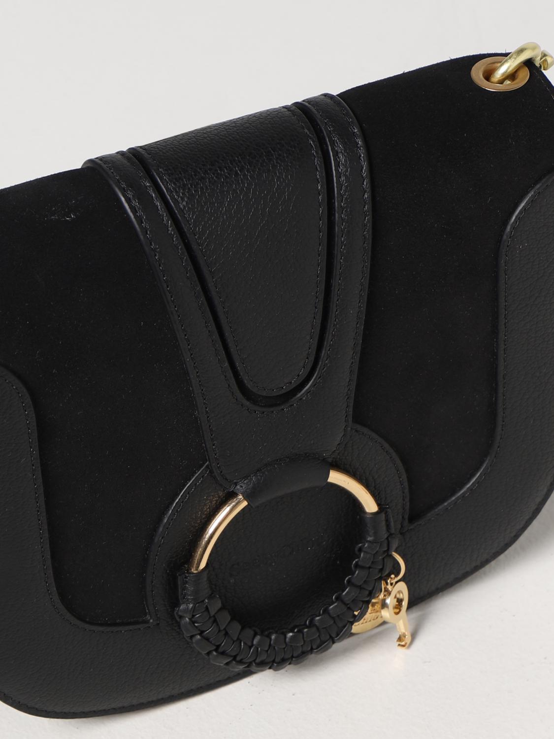 See by Chloé Hana bag in leather - Black | CHS18AS896417 | GIGLIO.COM