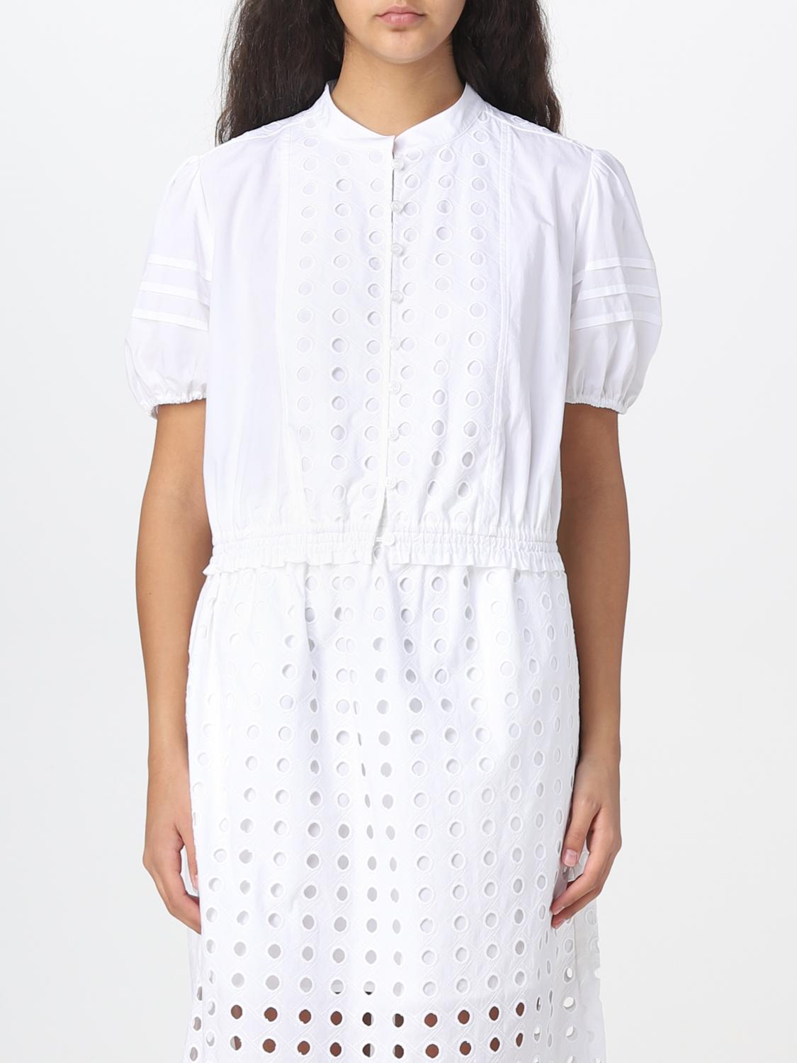 SEE BY CHLOÉ TOP: See by Chloé poplin top, White - Img 1