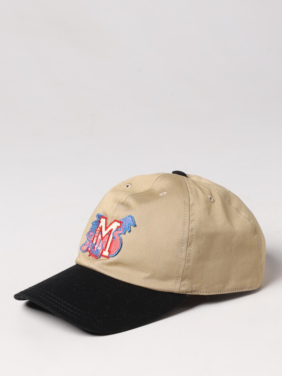 MARNI CAPPELLO: Cappello Marni in cotone con logo, Beige - Img 1