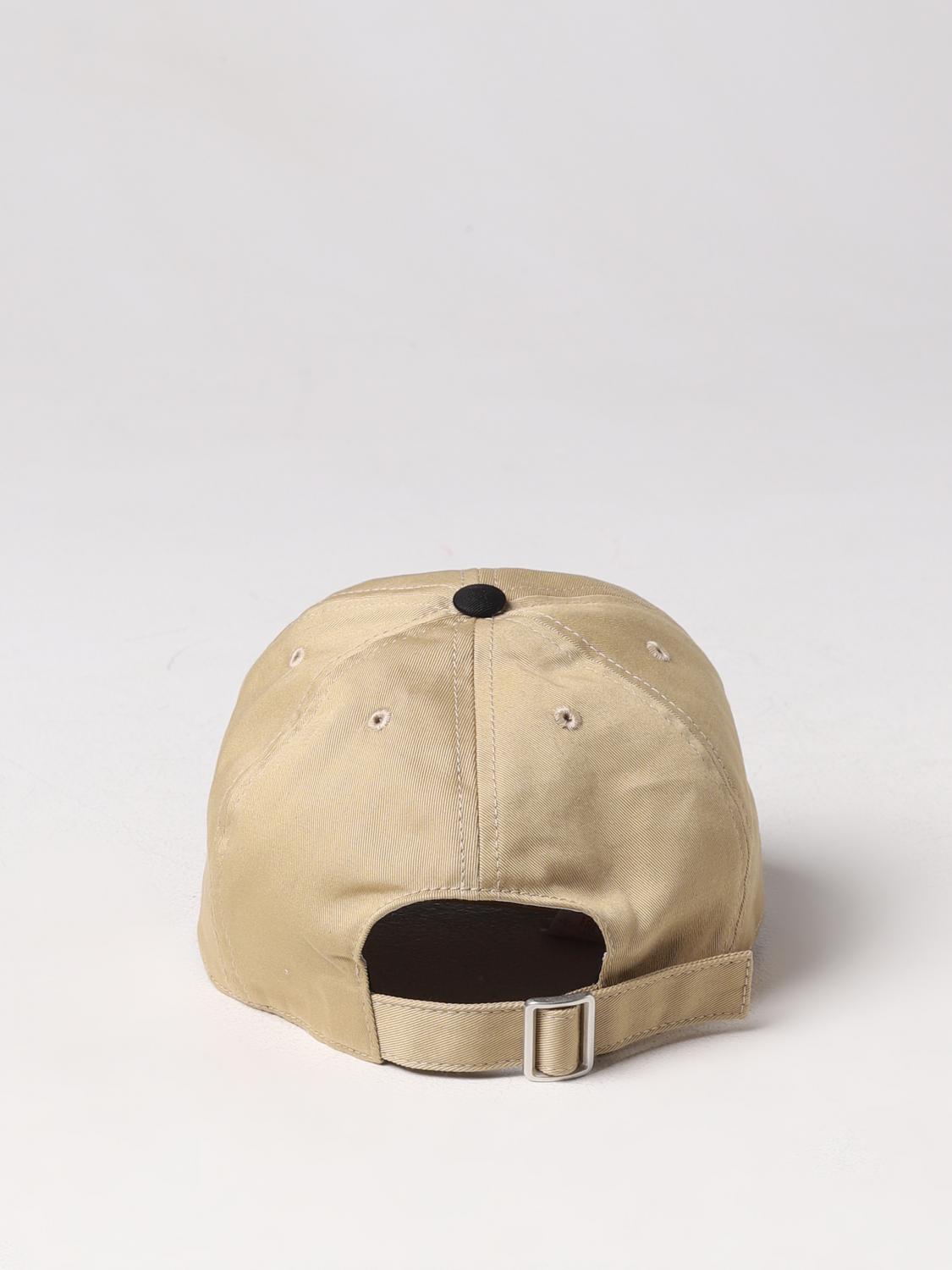 MARNI CAPPELLO: Cappello Marni in cotone con logo, Beige - Img 3