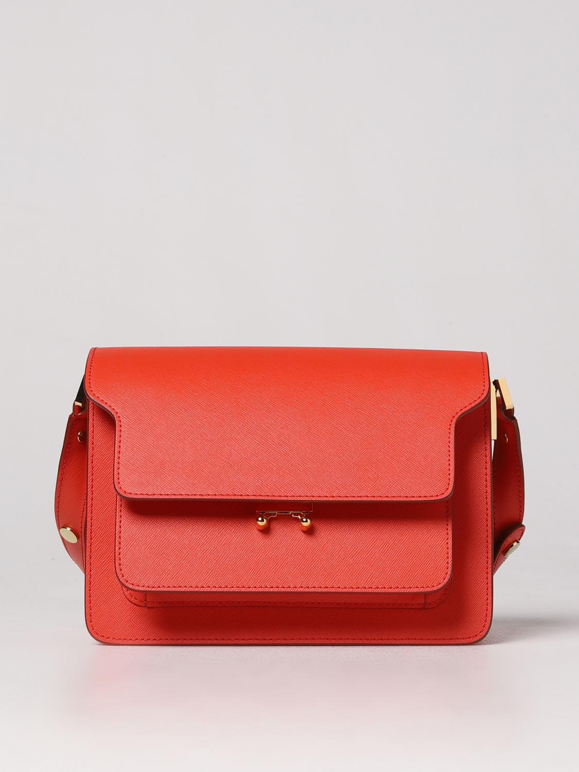 MARNI BOLSO DE HOMBRO: Bolso de hombro mujer Marni, Rojo - Img 1