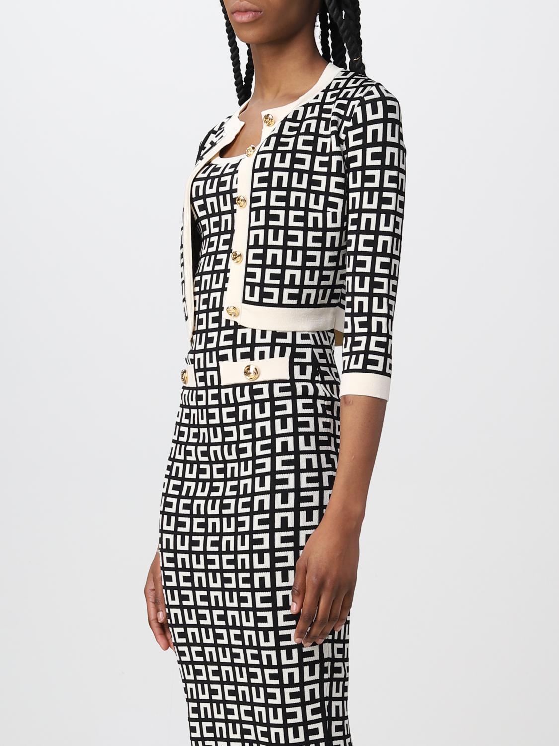 ELISABETTA FRANCHI STRICKJACKE: Pullover damen Elisabetta Franchi, Schwarz - Img 3