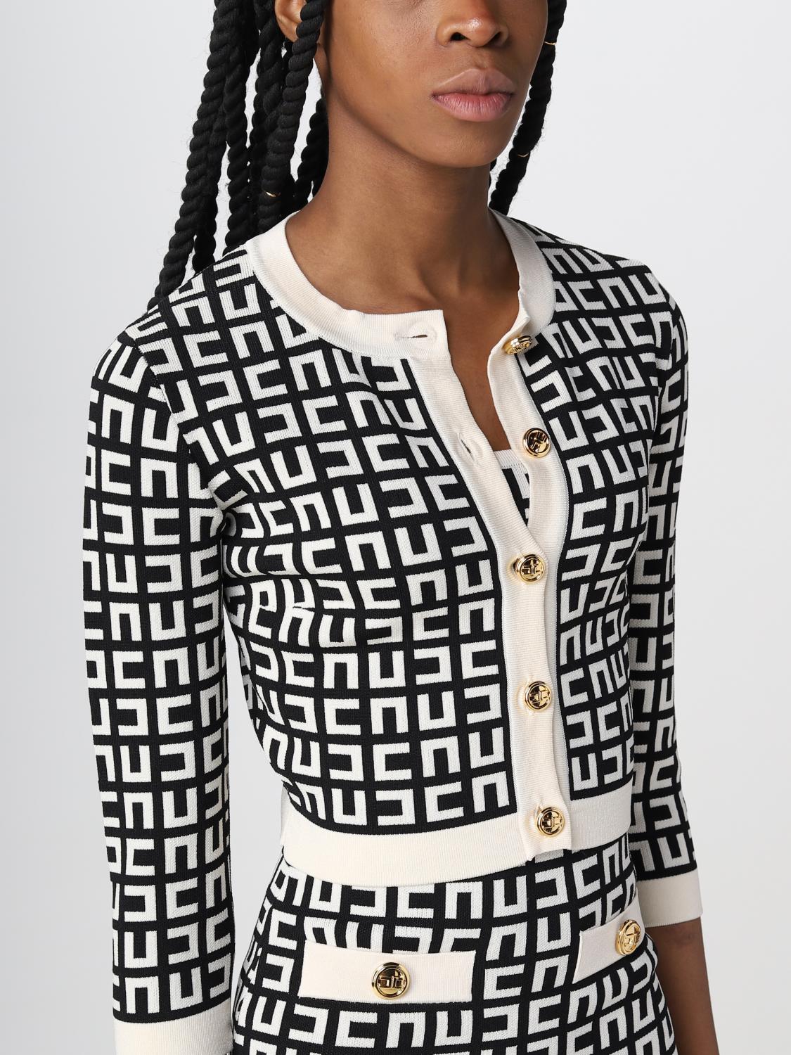 ELISABETTA FRANCHI STRICKJACKE: Pullover damen Elisabetta Franchi, Schwarz - Img 4