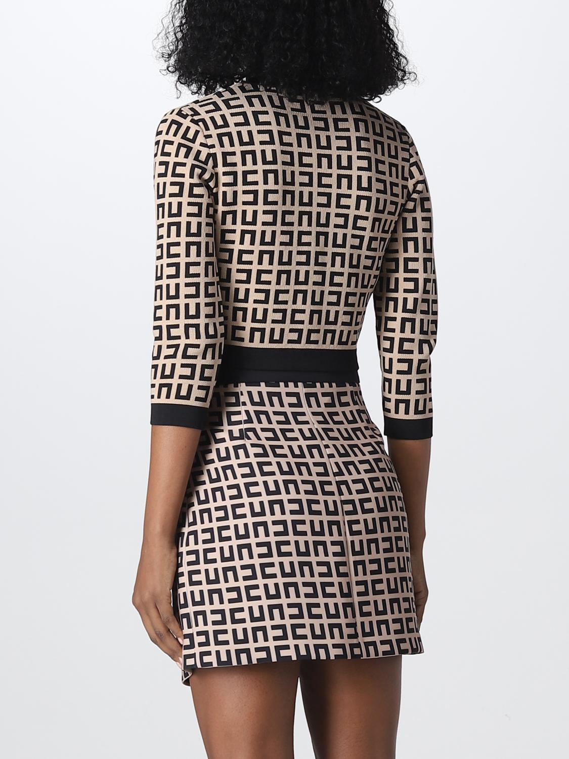 ELISABETTA FRANCHI STRICKJACKE: Pullover damen Elisabetta Franchi, Taubengrau - Img 3