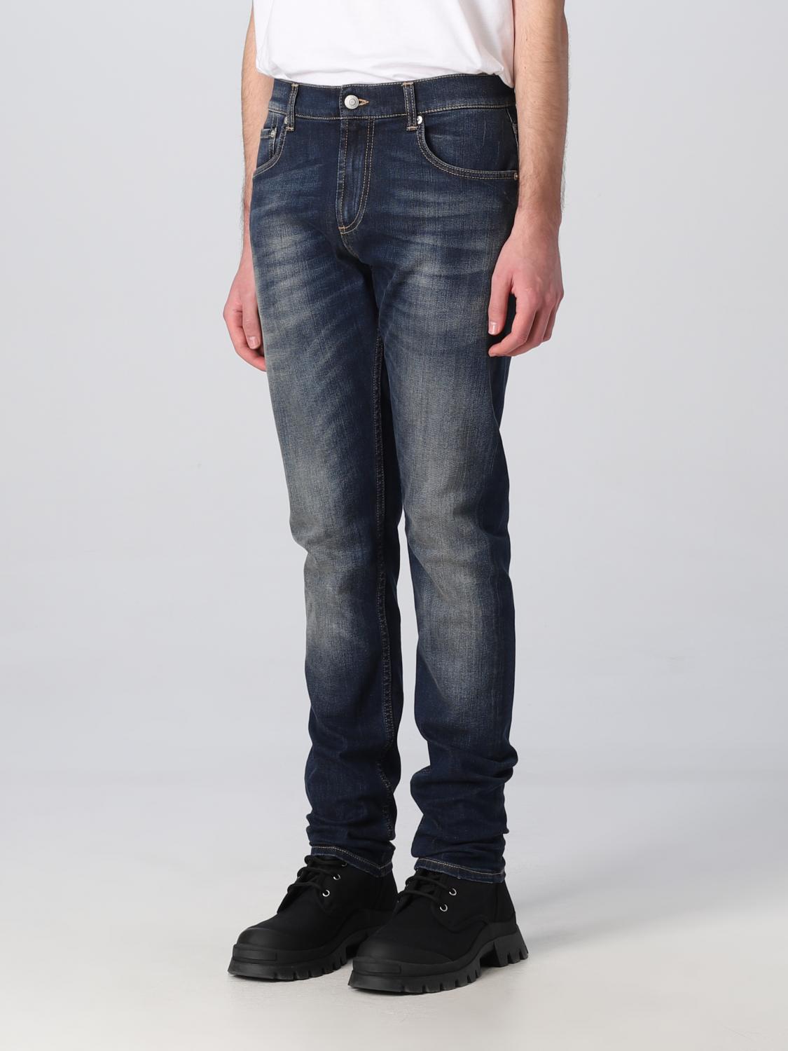 MCQUEEN JEANS: Jeans McQueen in denim, Blue - Img 4
