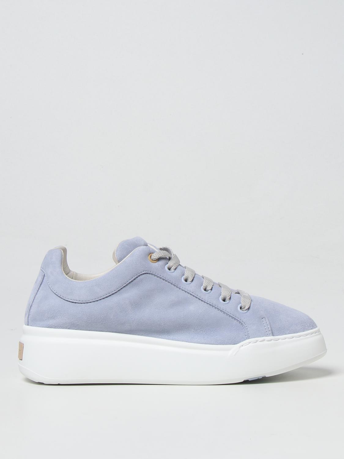 MAX MARA SNEAKERS: Max Mara suede sneakers, Gnawed Blue - Img 1