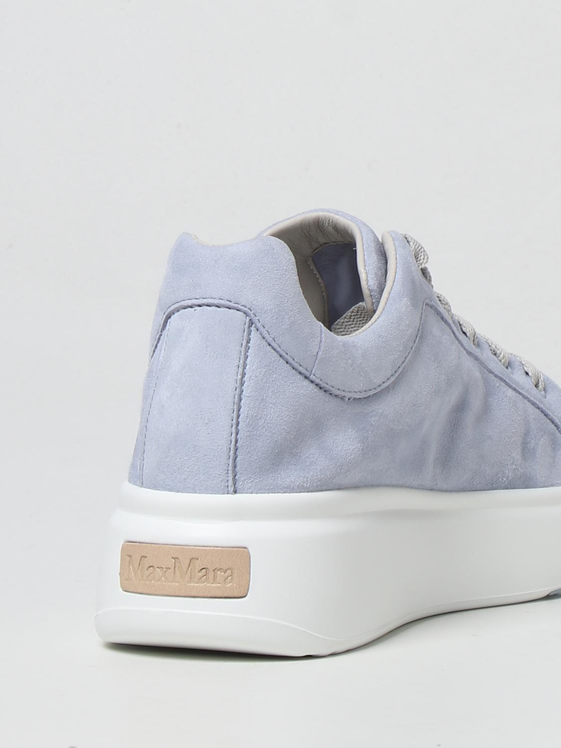 MAX MARA SNEAKERS: Max Mara suede sneakers, Gnawed Blue - Img 3