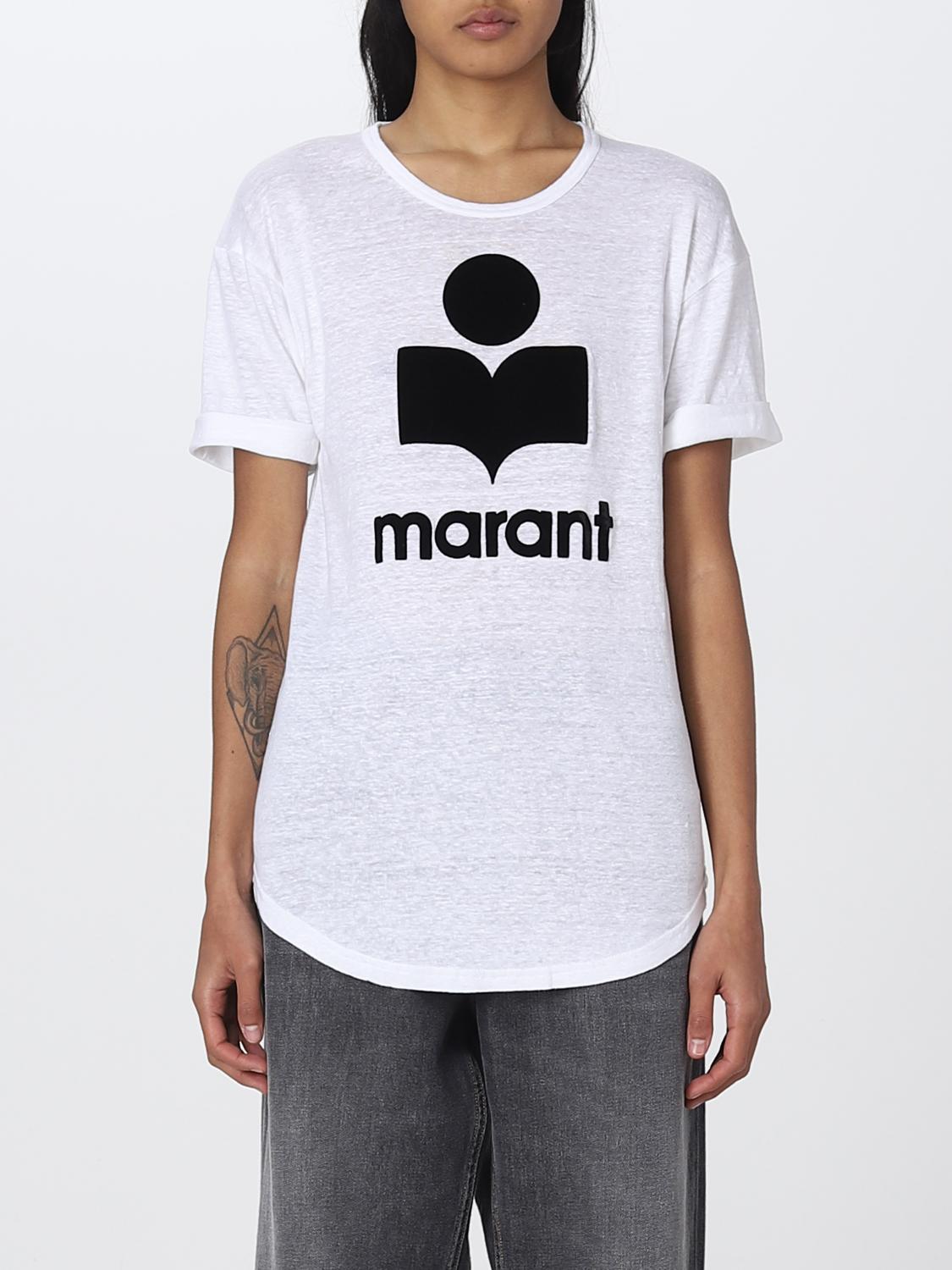 ISABEL MARANT ETOILE CAMISETA: Camiseta mujer Isabel Marant Etoile, Blanco - Img 1