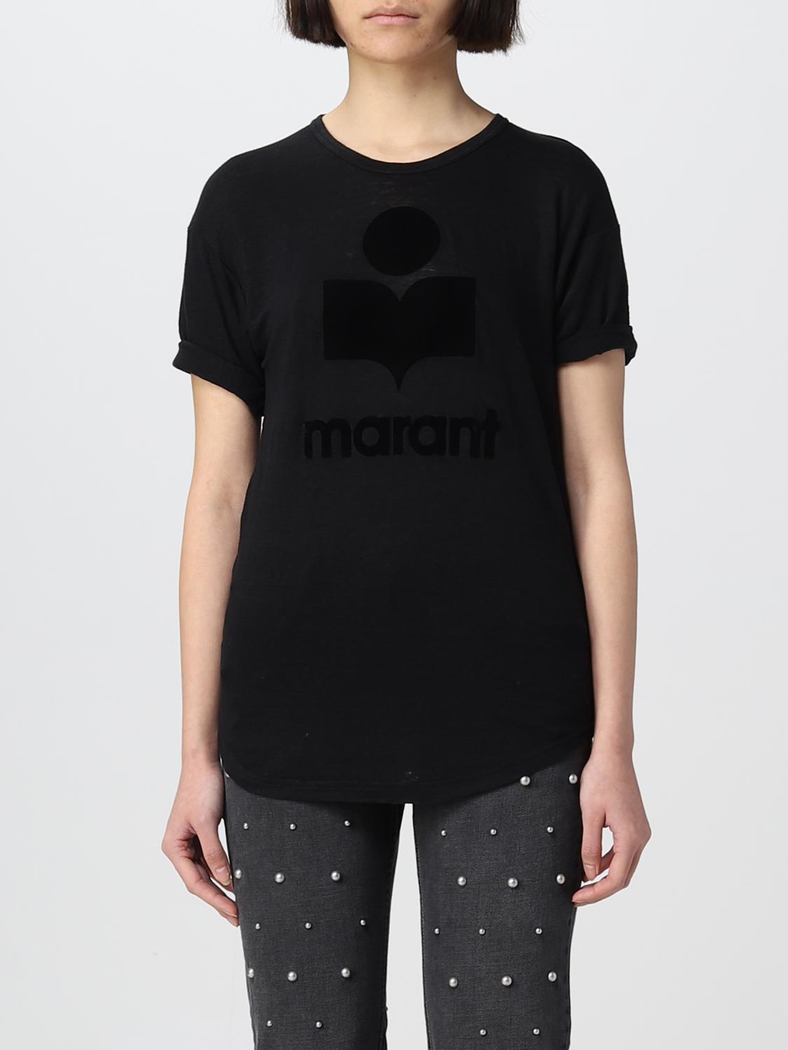 ISABEL MARANT ETOILE CAMISETA: Camiseta mujer Isabel Marant Etoile, Negro - Img 1