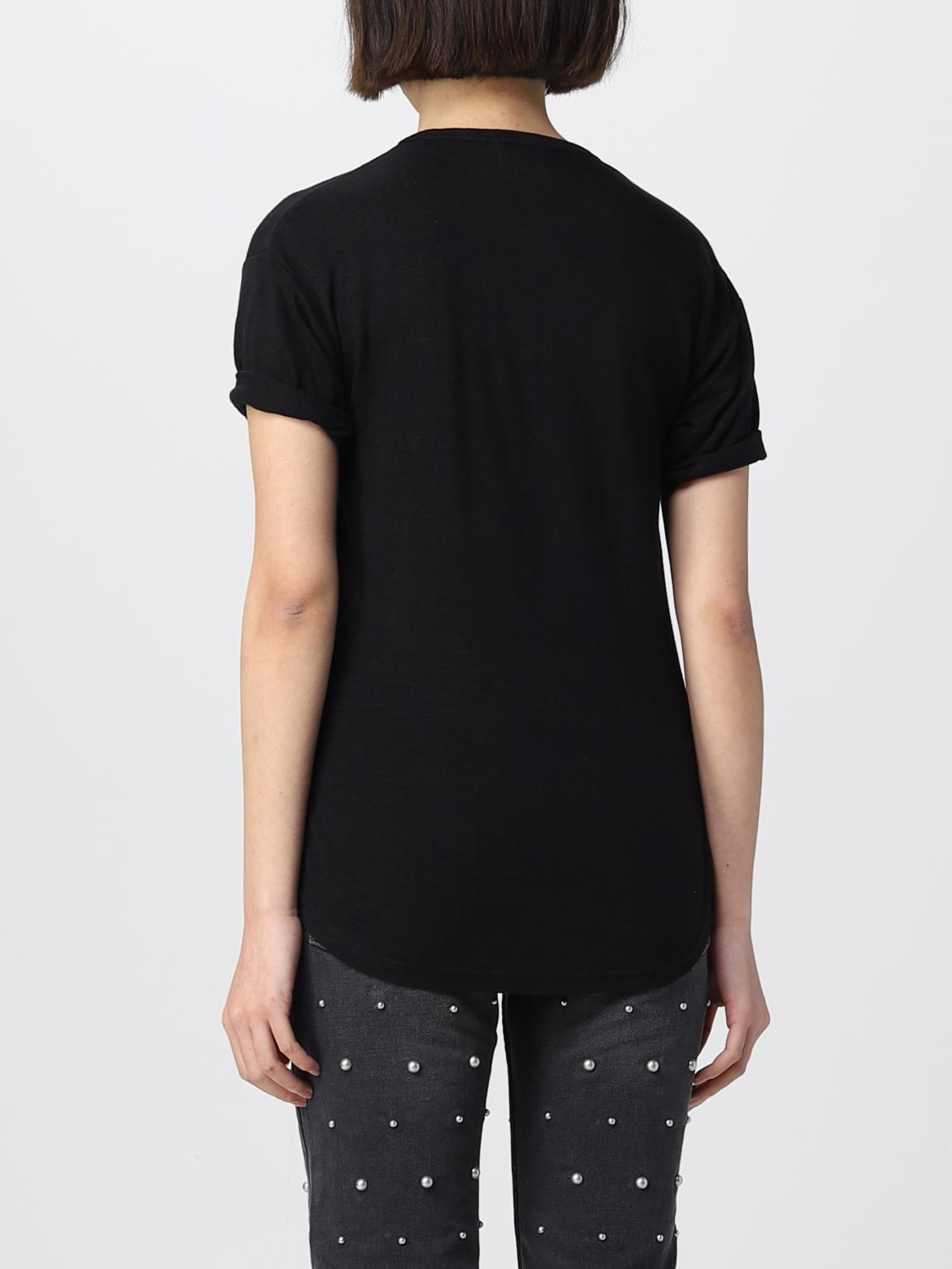 ISABEL MARANT ETOILE CAMISETA: Camiseta mujer Isabel Marant Etoile, Negro - Img 3