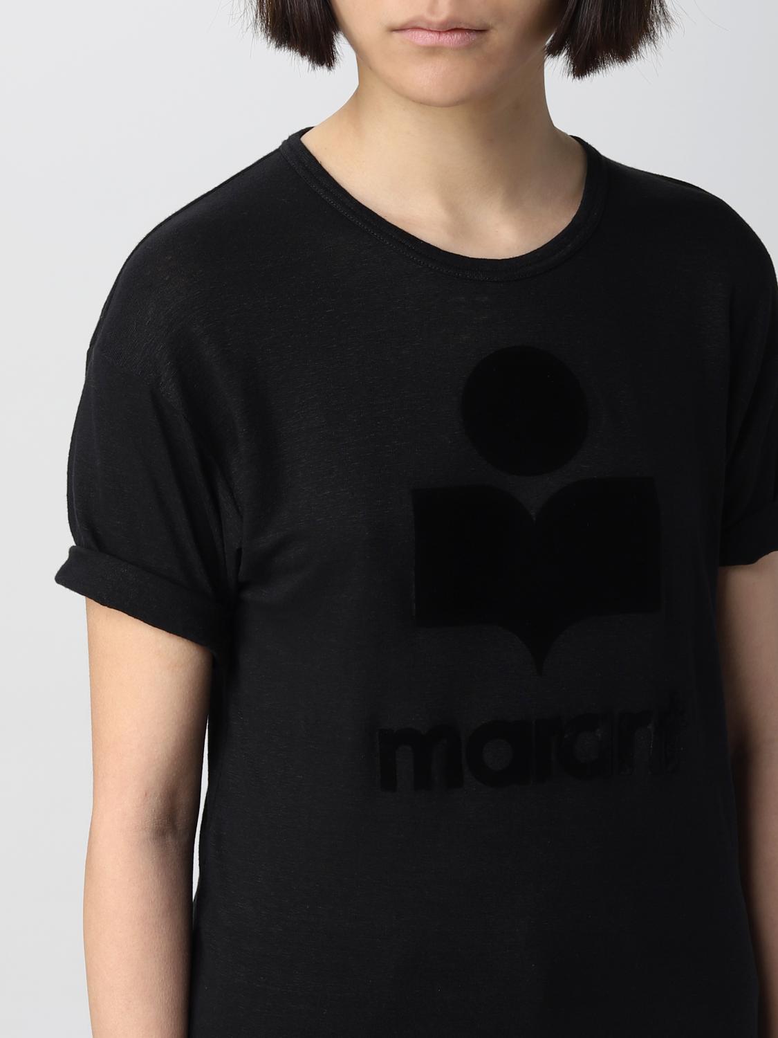 ISABEL MARANT ETOILE CAMISETA: Camiseta mujer Isabel Marant Etoile, Negro - Img 4