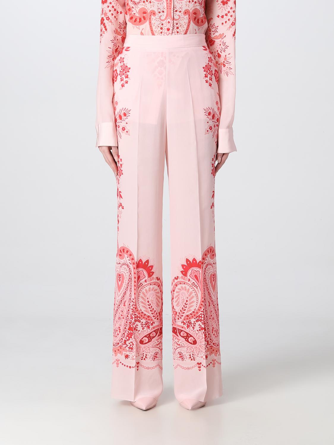 ETRO: Pantalone in seta Fantasia Pantaloni Etro 192074693