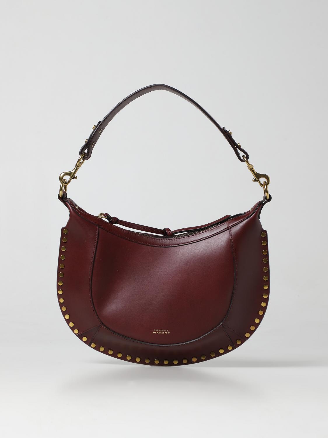 ISABEL MARANT SCHULTERTASCHE: Umhängetasche damen Isabel Marant, Burgunderrot - Img 1